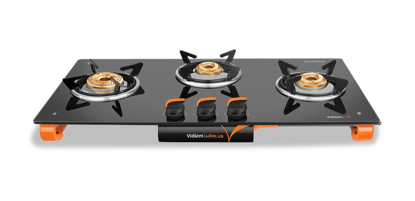 VIDIEM AIR PLUS 3Burner - Auto Ignition Gas Stove