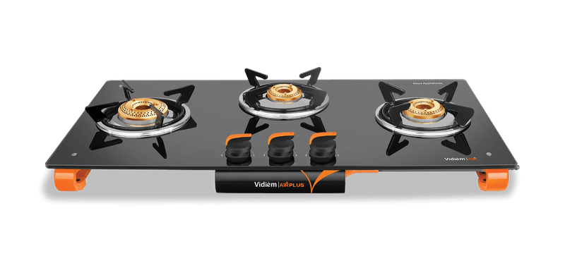 VIDIEM AIR PLUS 3Burner - Auto Ignition Gas Stove