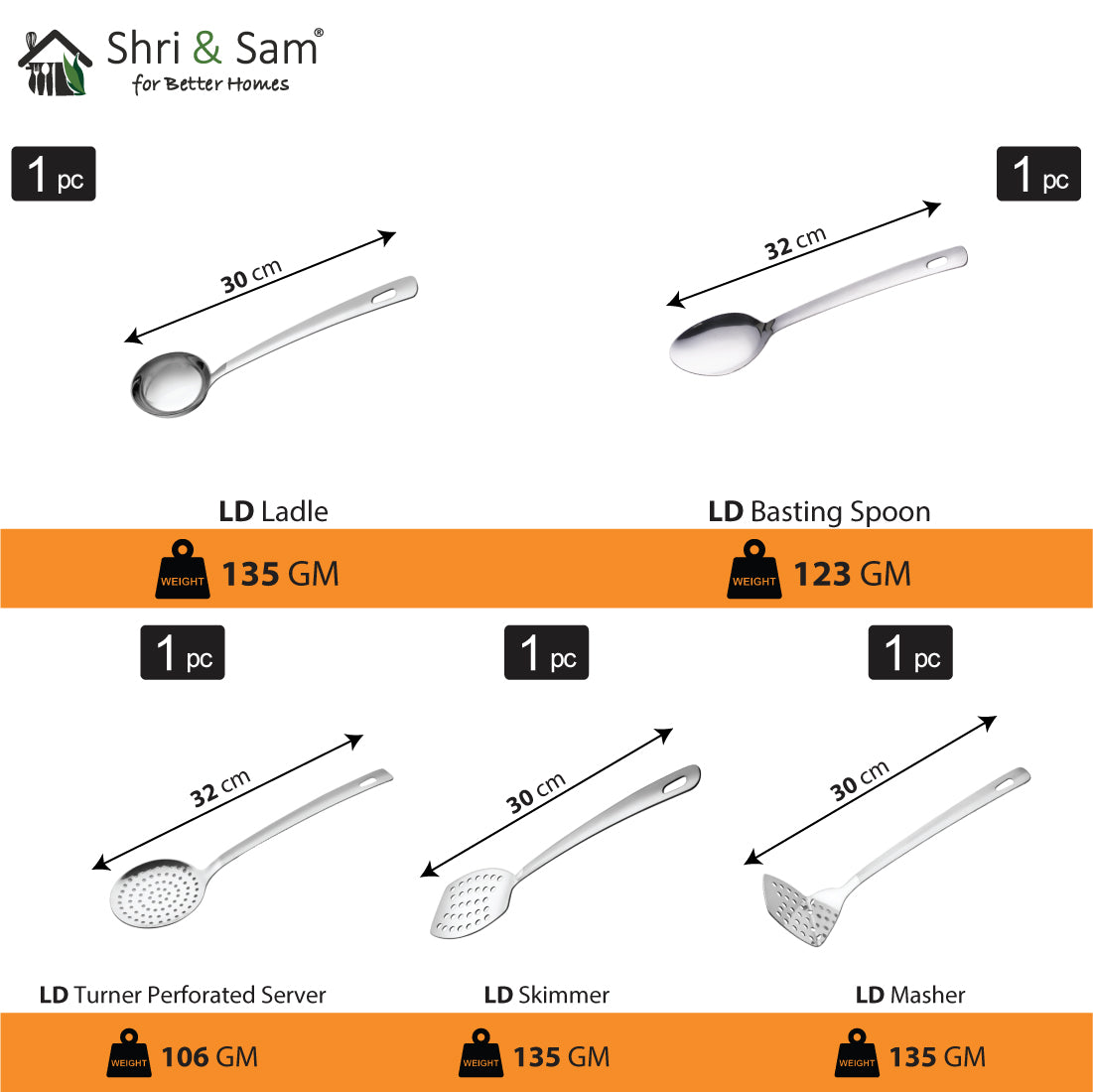 Stainless Steel Combo Akshara