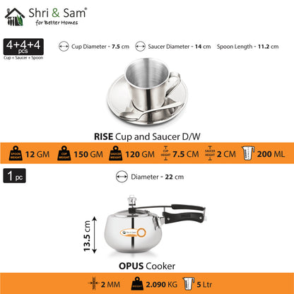 Stainless Steel Combo Akshara