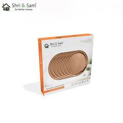 Stainless Steel 6 PCS Side Plate with Rose Gold PVD Coating Majestic