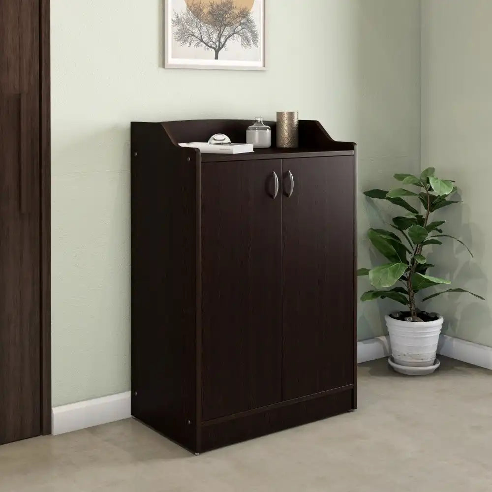 Nilkamal Alpine Shoe Cabinet (Classic Walnut)