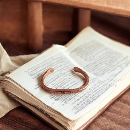 Pure Copper Solid Dotted Bracelet for Men & Women