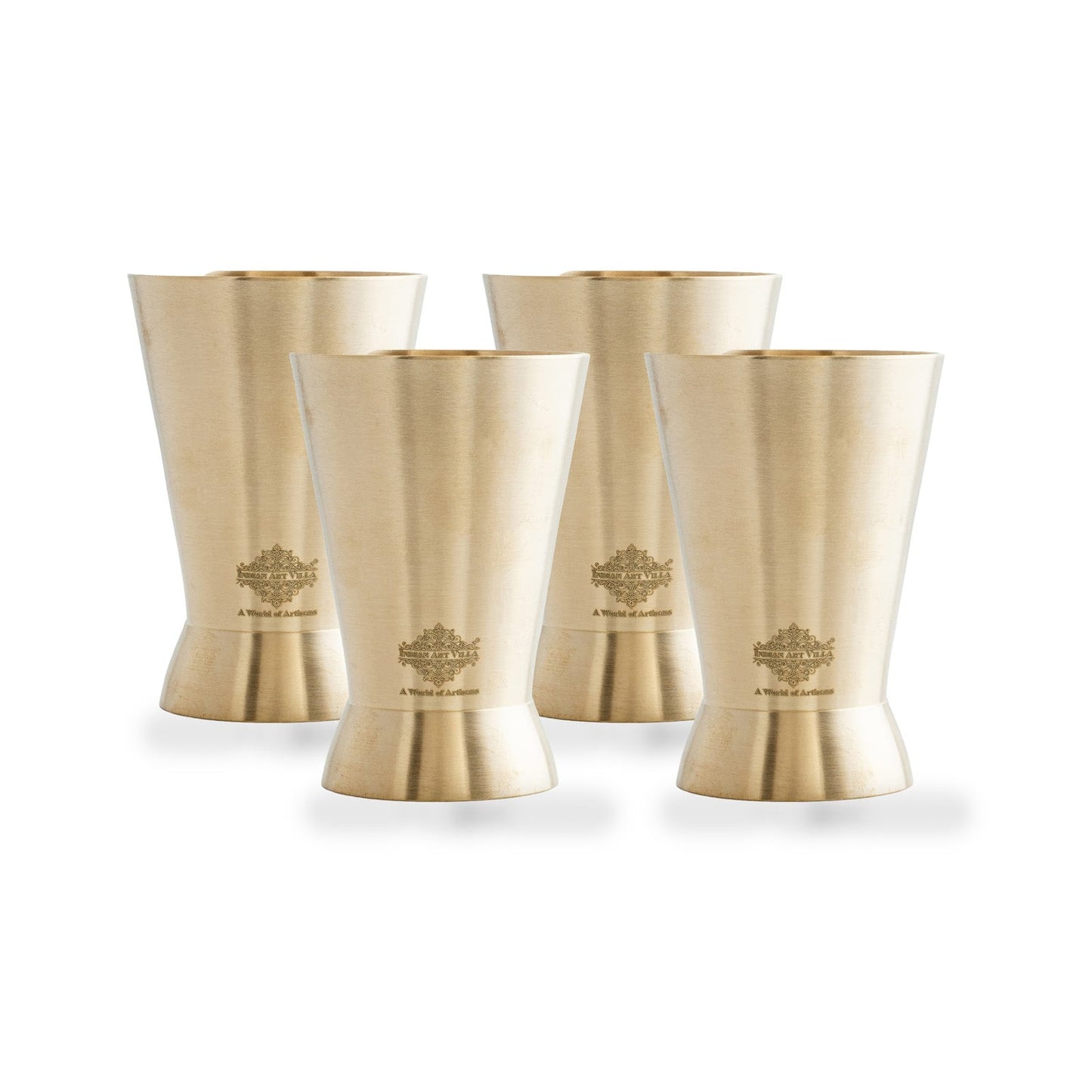 Brass Matt Finish Rugail Glass