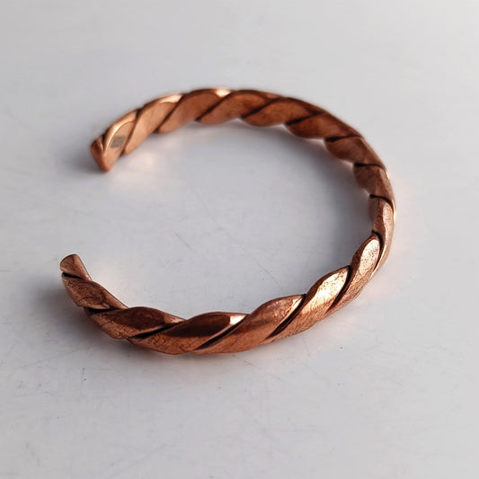 Pure Copper Bangle with Magnet Handcrafted Bangle