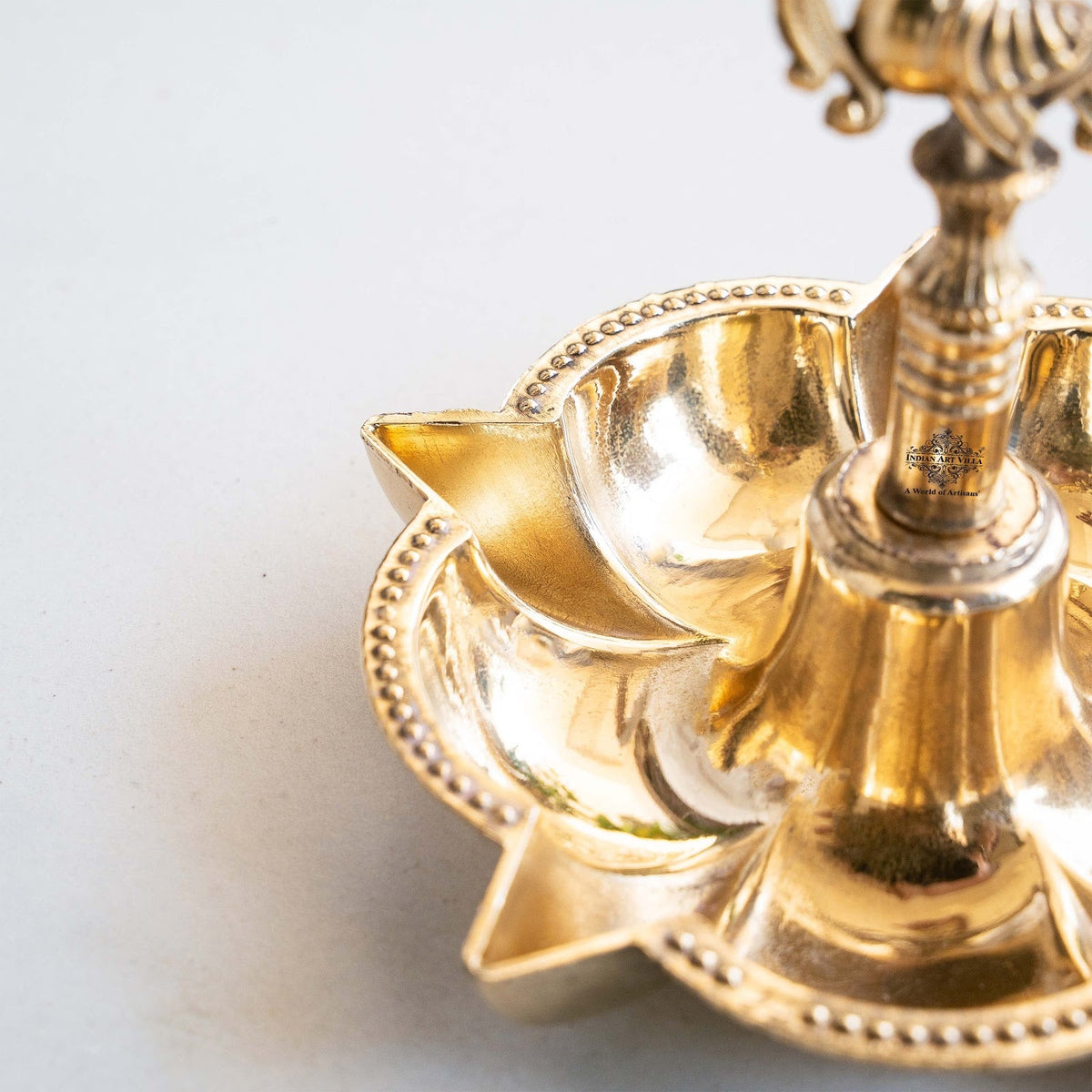 Brass Hanging Diya Set of 2 for Daily Pooja and Ritual Lighting