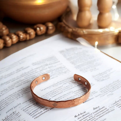 Pure Copper Plain Bangle Adjustable Bracelet for Men & Women