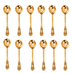 Brass Designer Serving Spoon, Tableware & Serveware Home Hotel , Length:- 17.27 cm