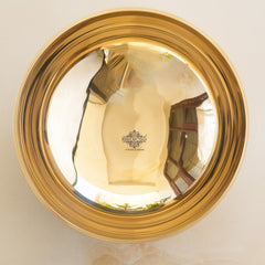 Pure Bronze Handmade Designer Round Shaped Serving Bowls, Tableware, Dinnerware, Serveware