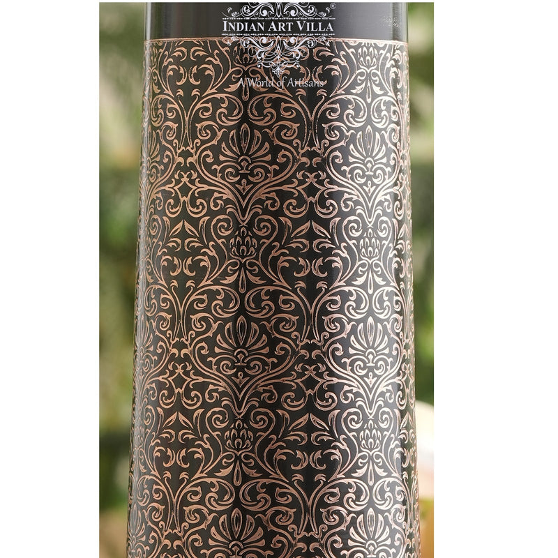 Pure Copper Water Bottle – Pyramid Shape, 900 ML