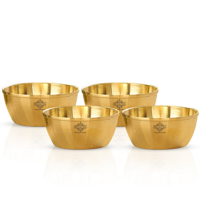 Brass Bowl With Shine Finshed, Diameter-8.89 cm