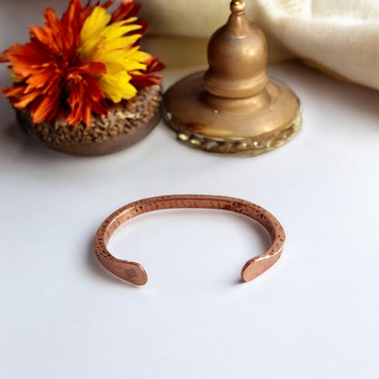 Pure Copper Solid Dotted Bracelet for Men & Women