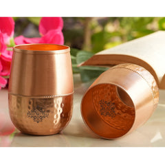 Pure Copper Dome Shape Glass 350 ML