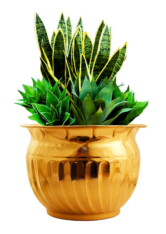 Brass Handmade Designer Planter, Flower Pot, Home Decor