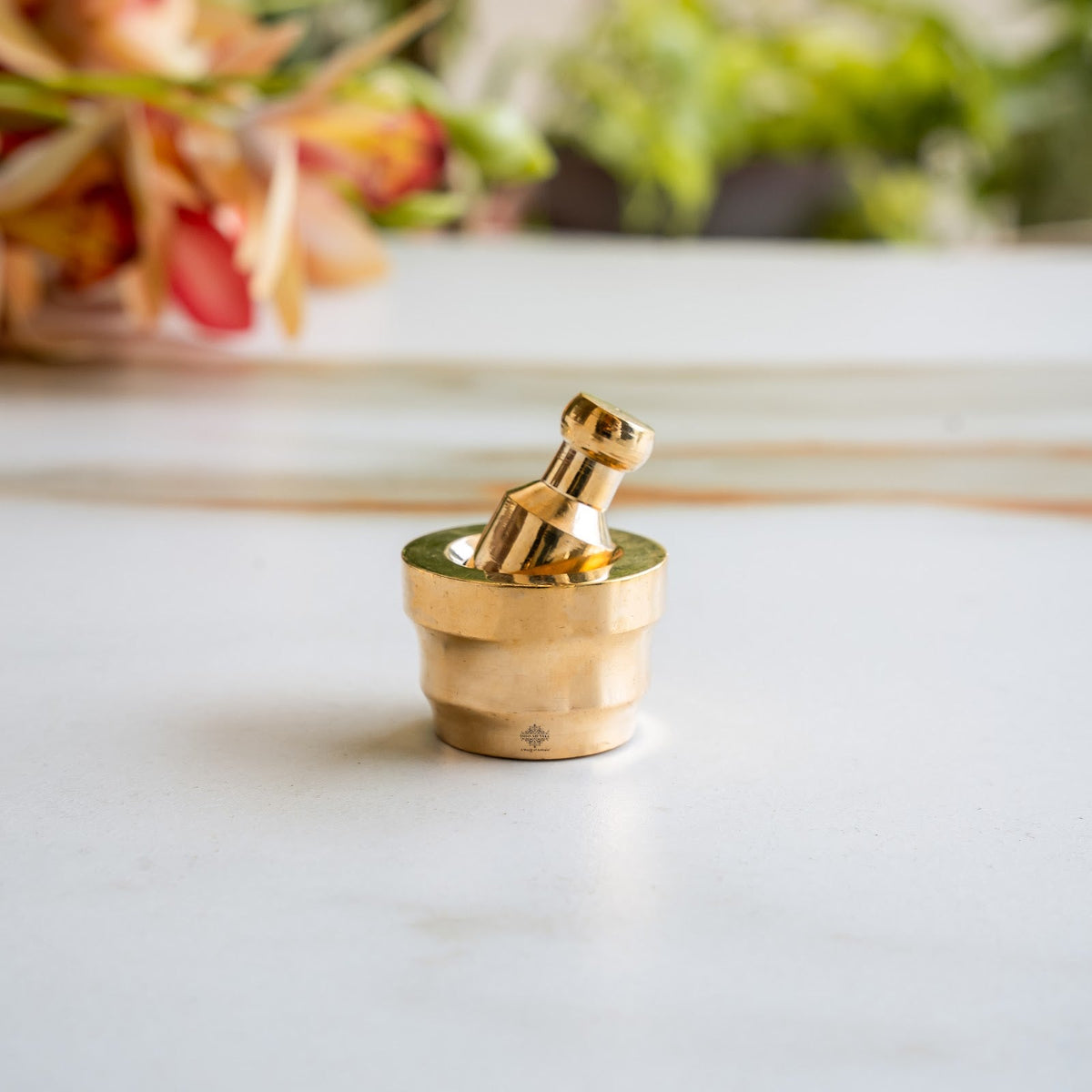 Gouri Amma Set – 5-Piece Miniature Brass Ritual & Gifting Set
