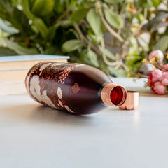 Copper Kalakriti Printed Floral Bottle-1080 ML