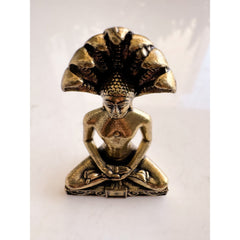 Pure Brass Miniature Parshvanath Ji Murti - 4 cm