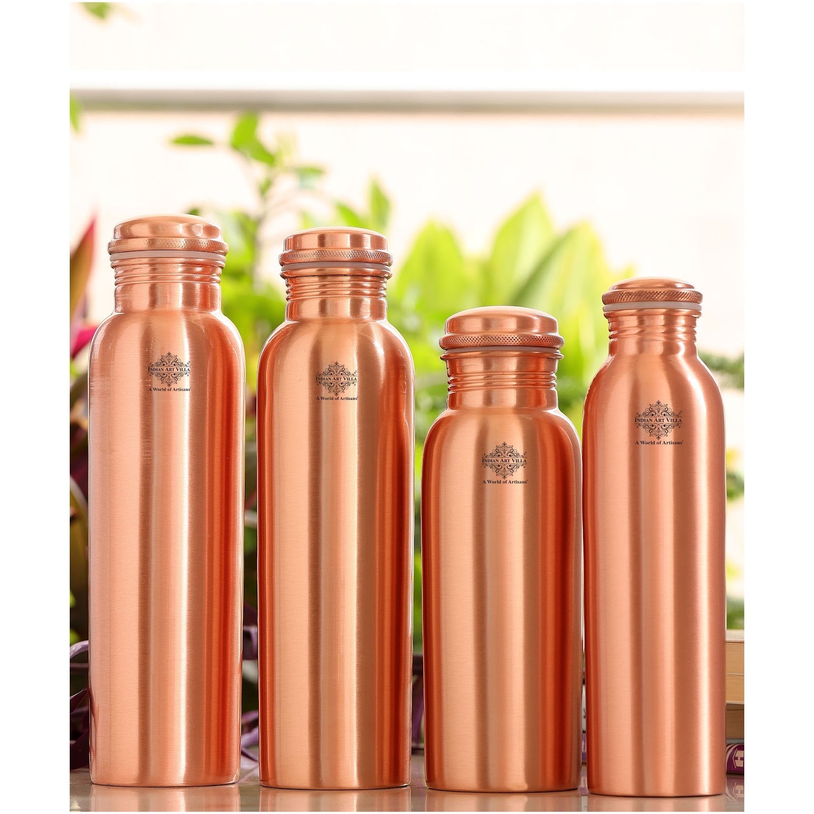 Pure Copper Bottle With the Plain Design