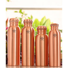 Pure Copper Bottle With the Plain Design