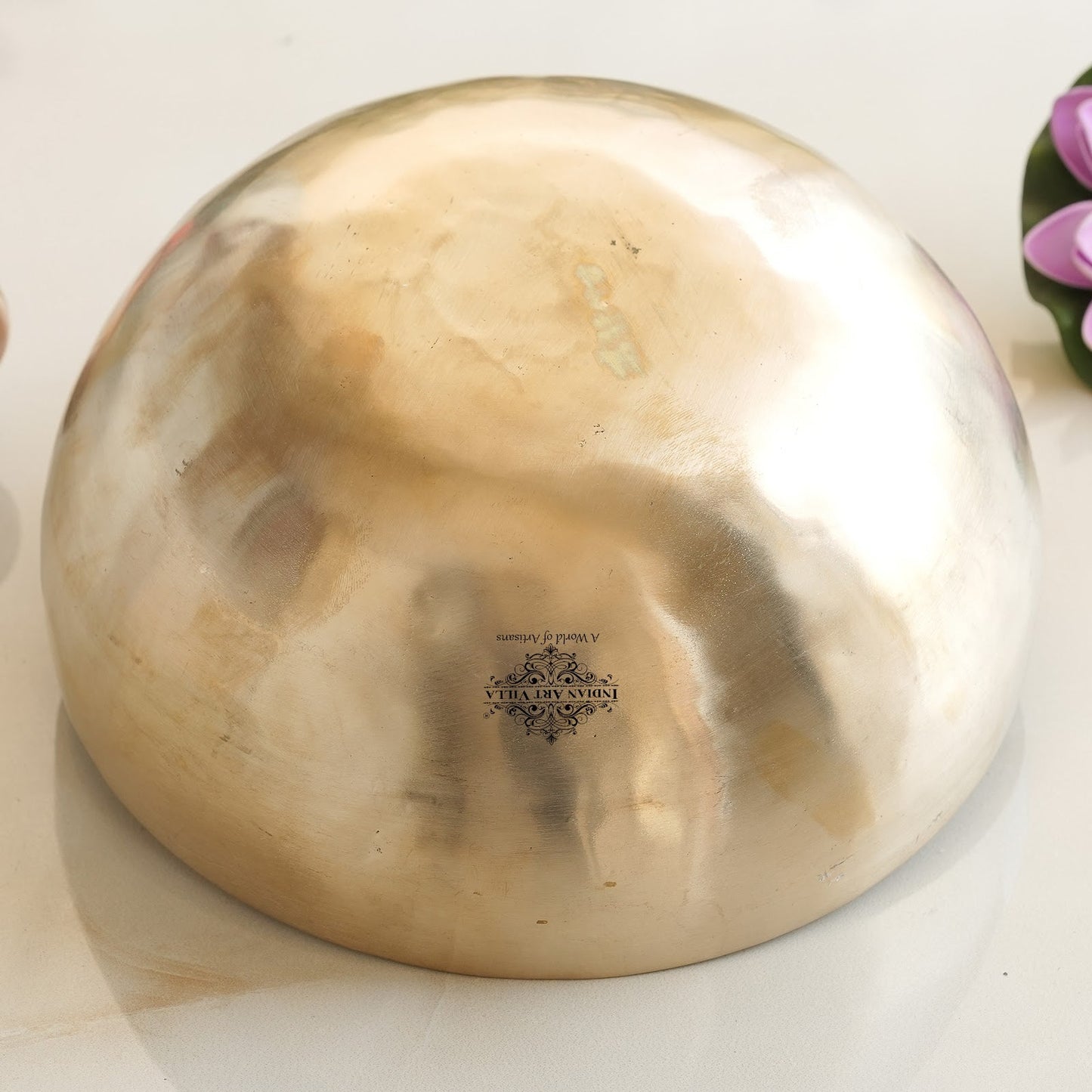 Handmade Pure Bronze Singing Bowl for Serenity and Meditation, Good For Health