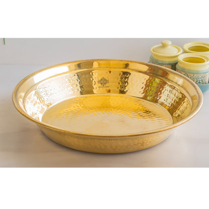 Traditional Pure Brass Parat: A Timeless Blend of Craftsmanship and Elegance, Kitchenware