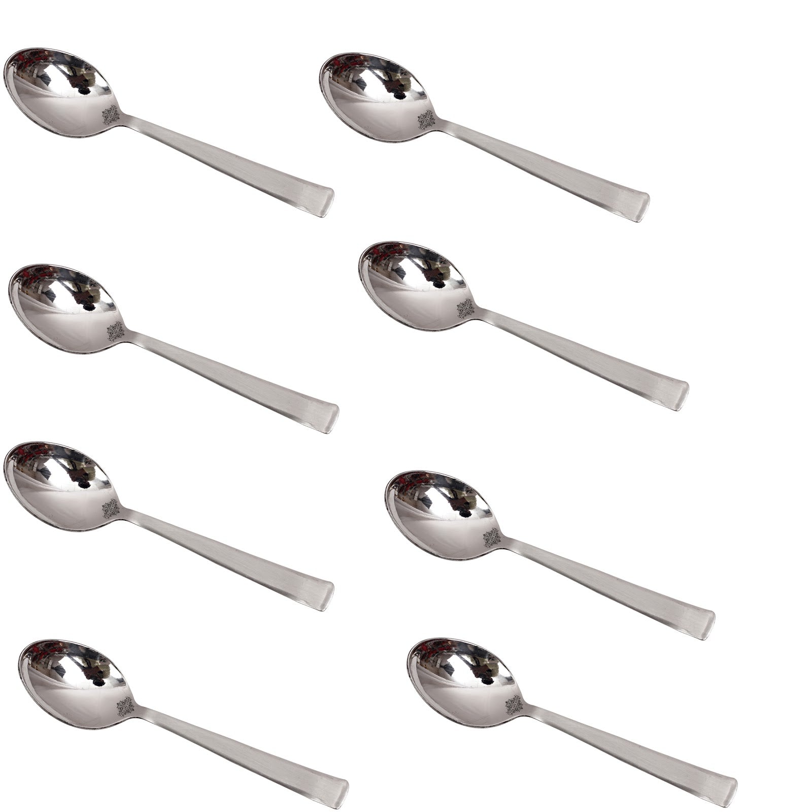 Stainless Steel Hammered Design Coffee Spoon