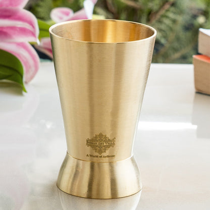 Brass Matt Finish Rugail Glass