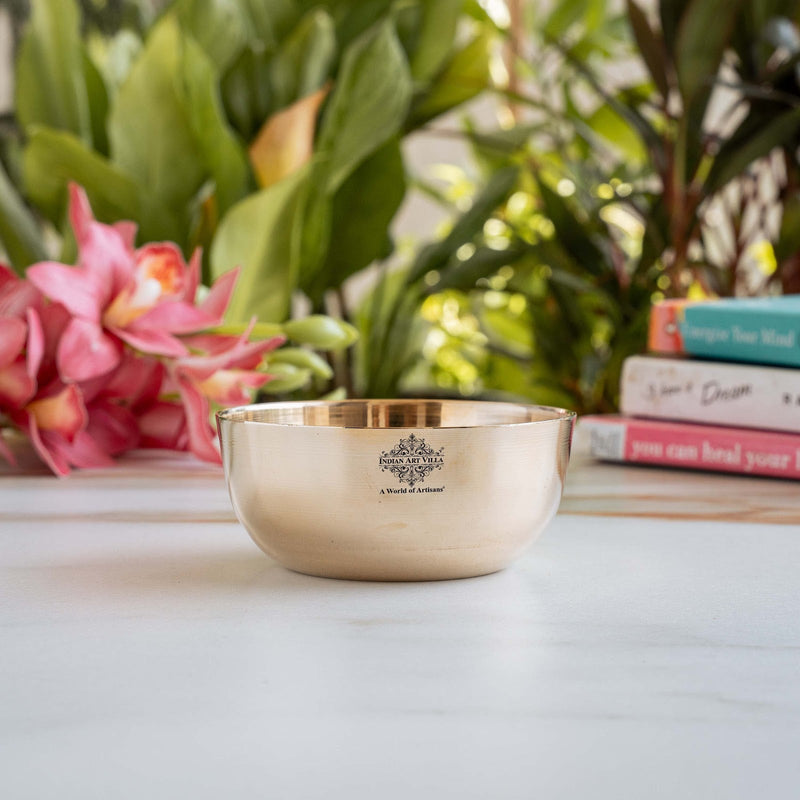 Pure Bronze Bowl With Simple Look