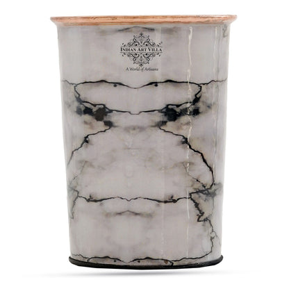 Pure Copper Printed Design Glass - 275 ML