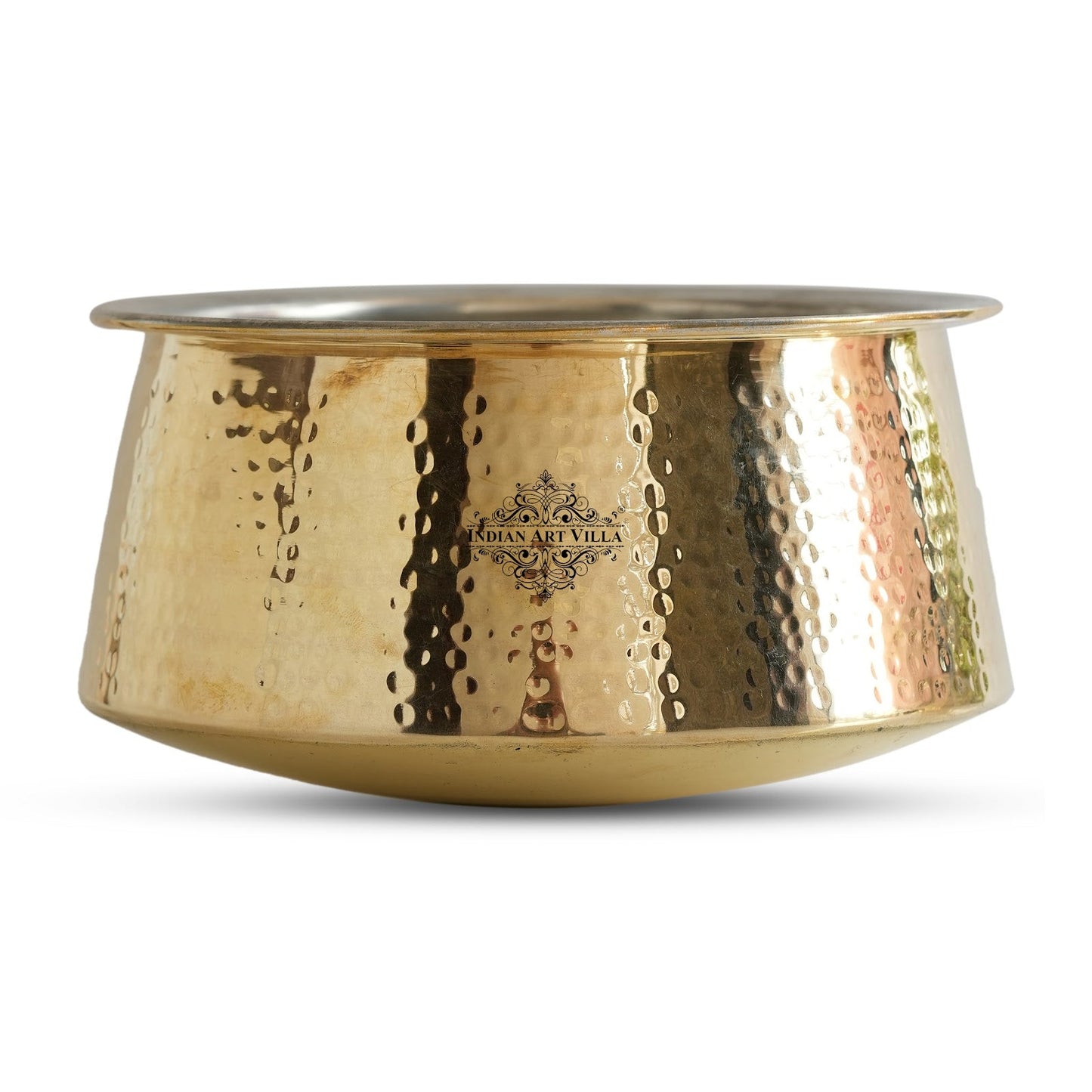 Pure Brass Inside Tin Lining Bhagona/Patila