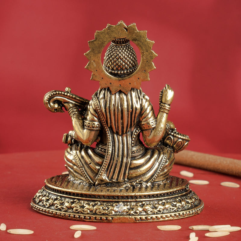 Pure Brass Goddess Saraswati ji Idol