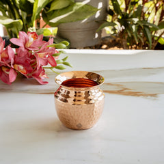 Pure Copper Hammered Lota/Kalash