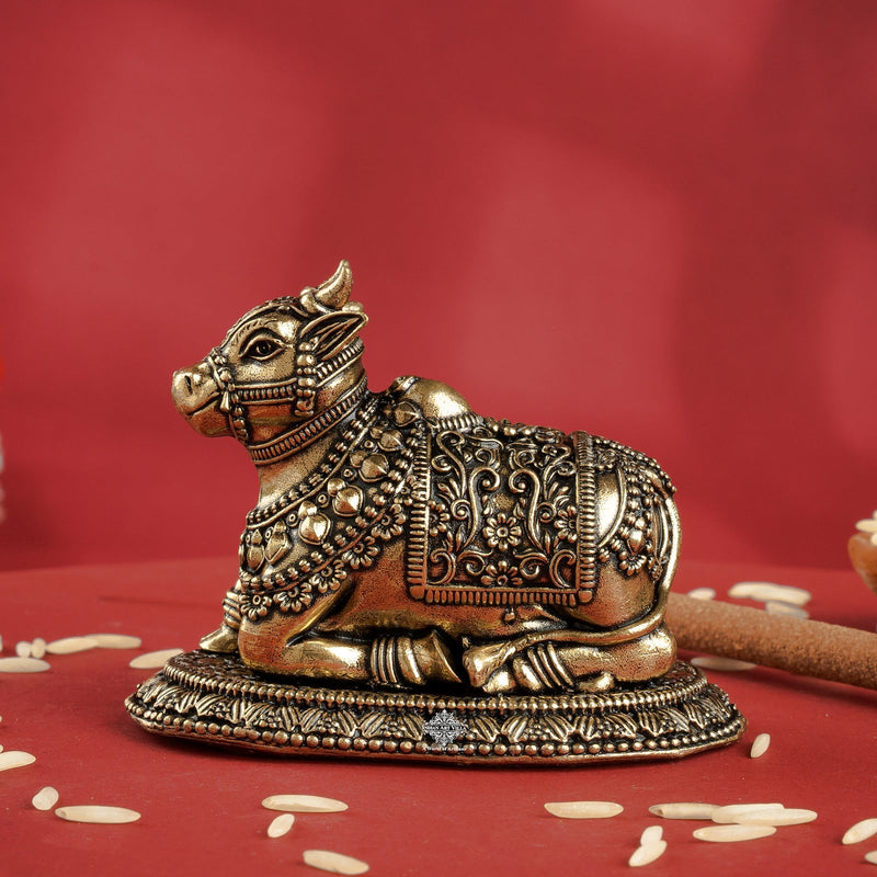 Pure Brass Nandi Murti Idol