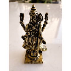 Pure Brass Miniature Murgan ji murti - 3.56cm