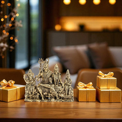 Pure Brass Shiv Pariwar/Family Murti