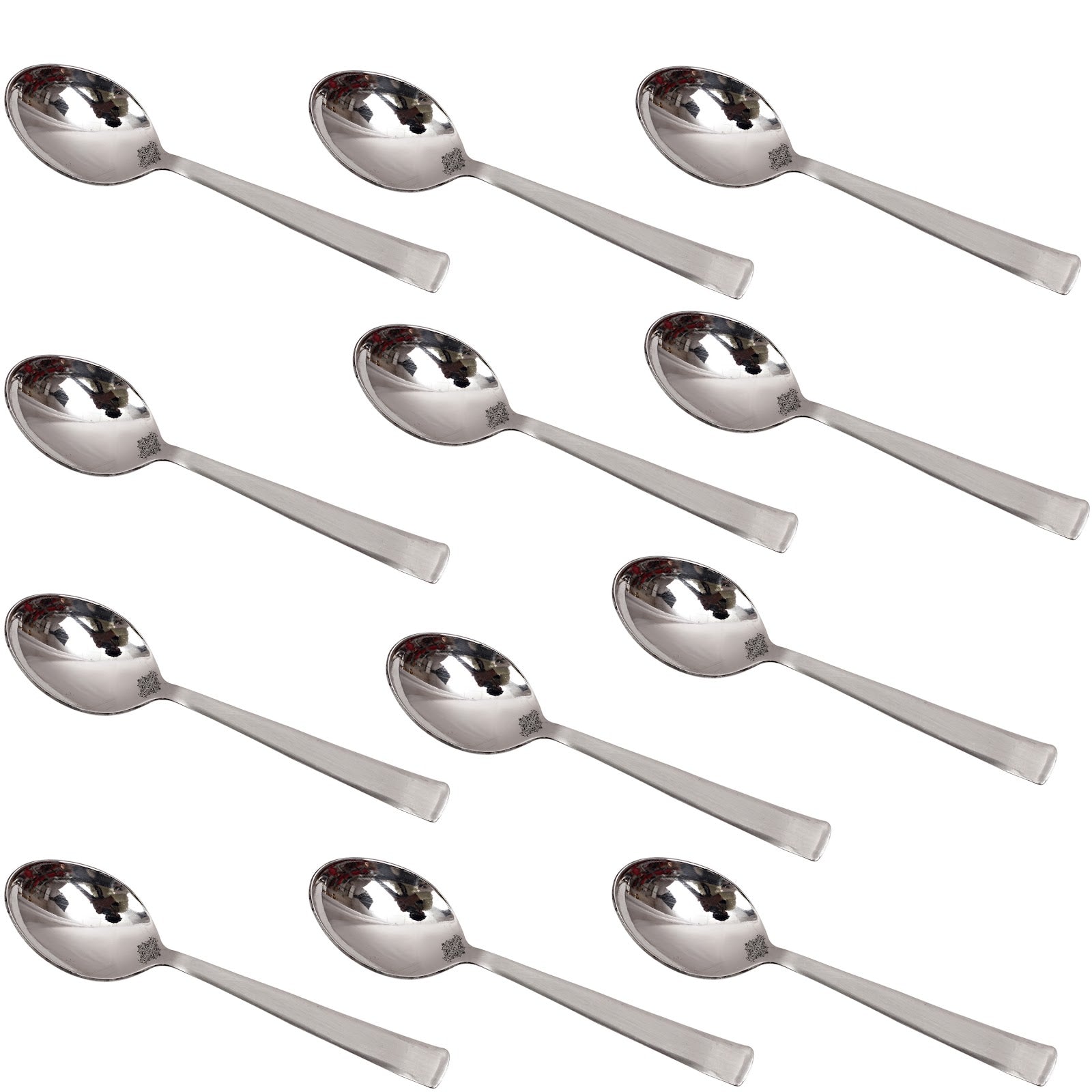 Pure Stainless Steel Handmade Matt Finsh Coffee Spoon