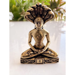 Pure Brass Miniature Parshvanath Ji Murti - 4 cm