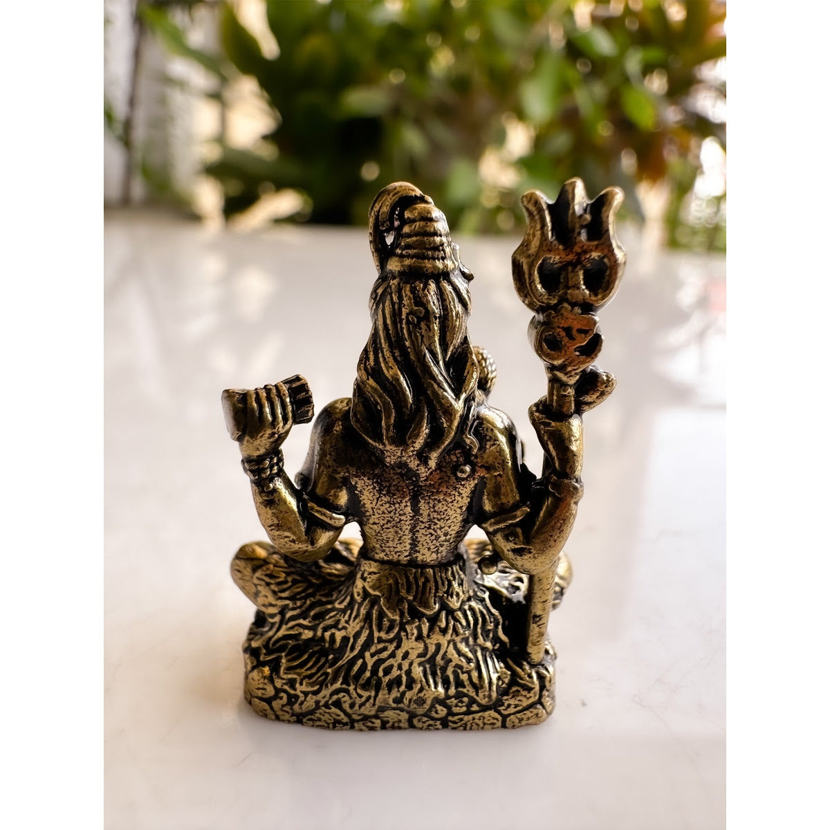 Pure Brass Miniature Shiv Ji Murti For Home Temple