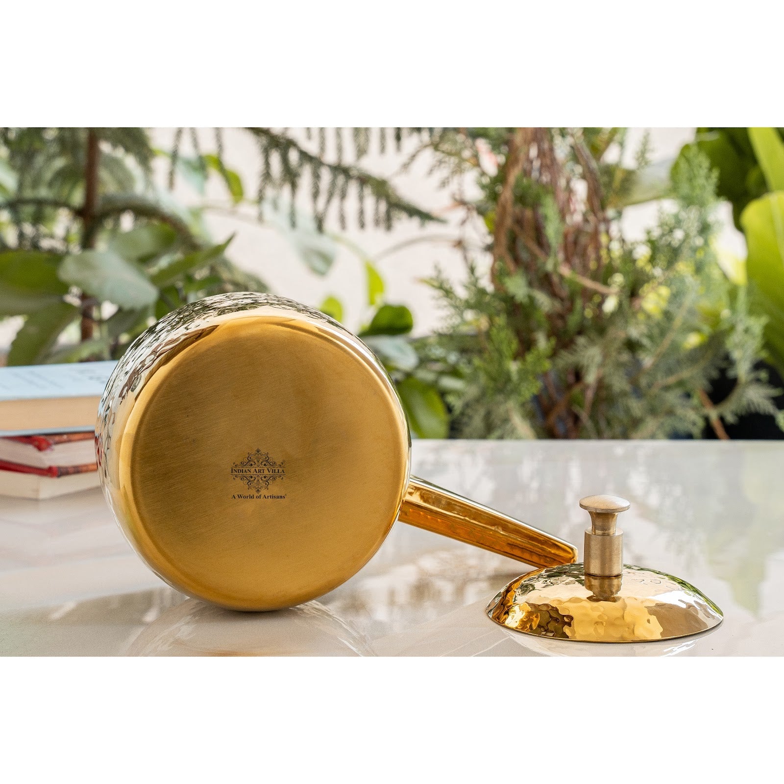 Stainless Steel Cooker With Hammered Design (Serving Only)