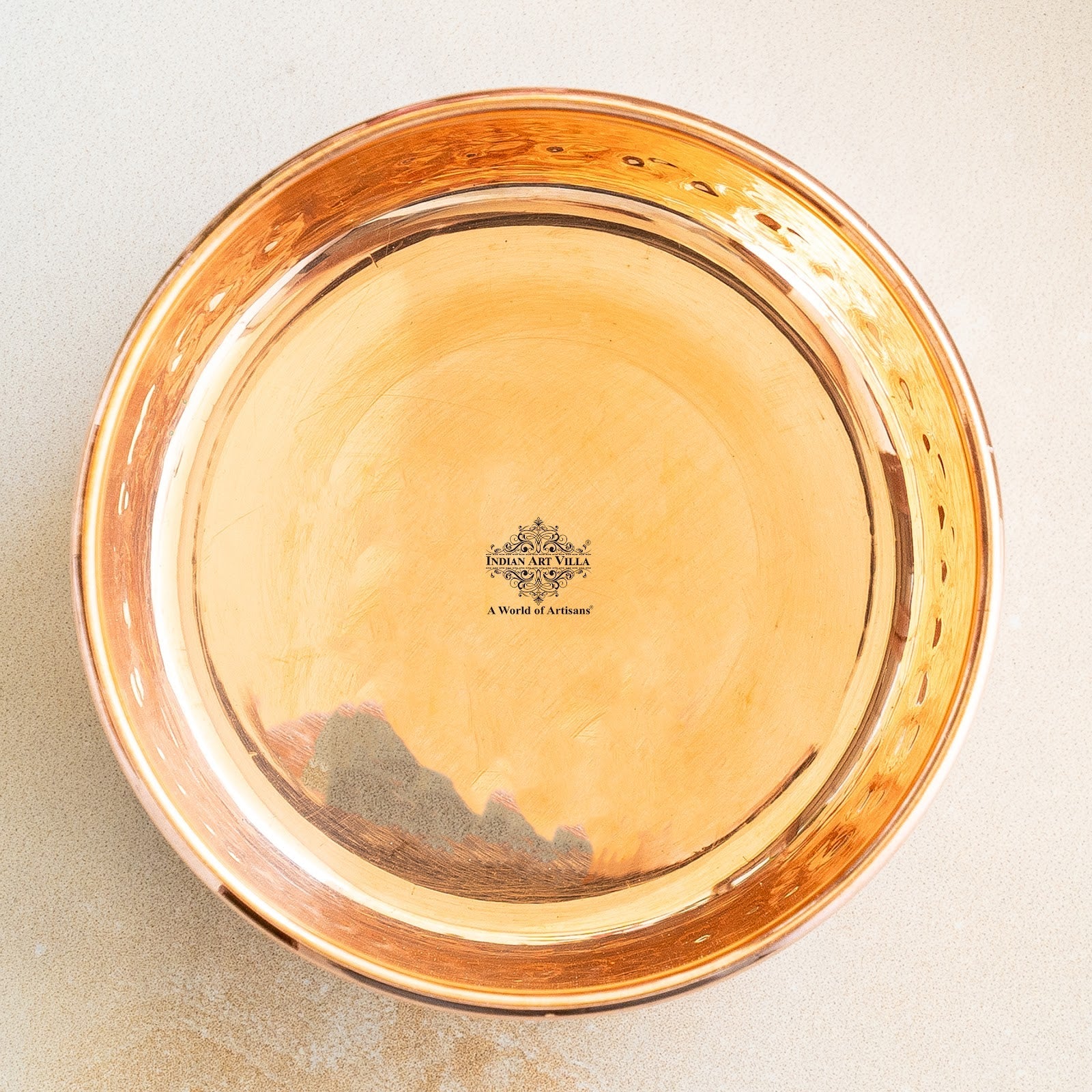 Pure Copper Hammered Design Bowl / Katori, Dinnerware, Serveweare & Tableware, Volume - 200 ML