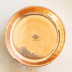 Pure Copper Hammered Design Bowl / Katori, Dinnerware, Serveweare & Tableware, Volume - 200 ML