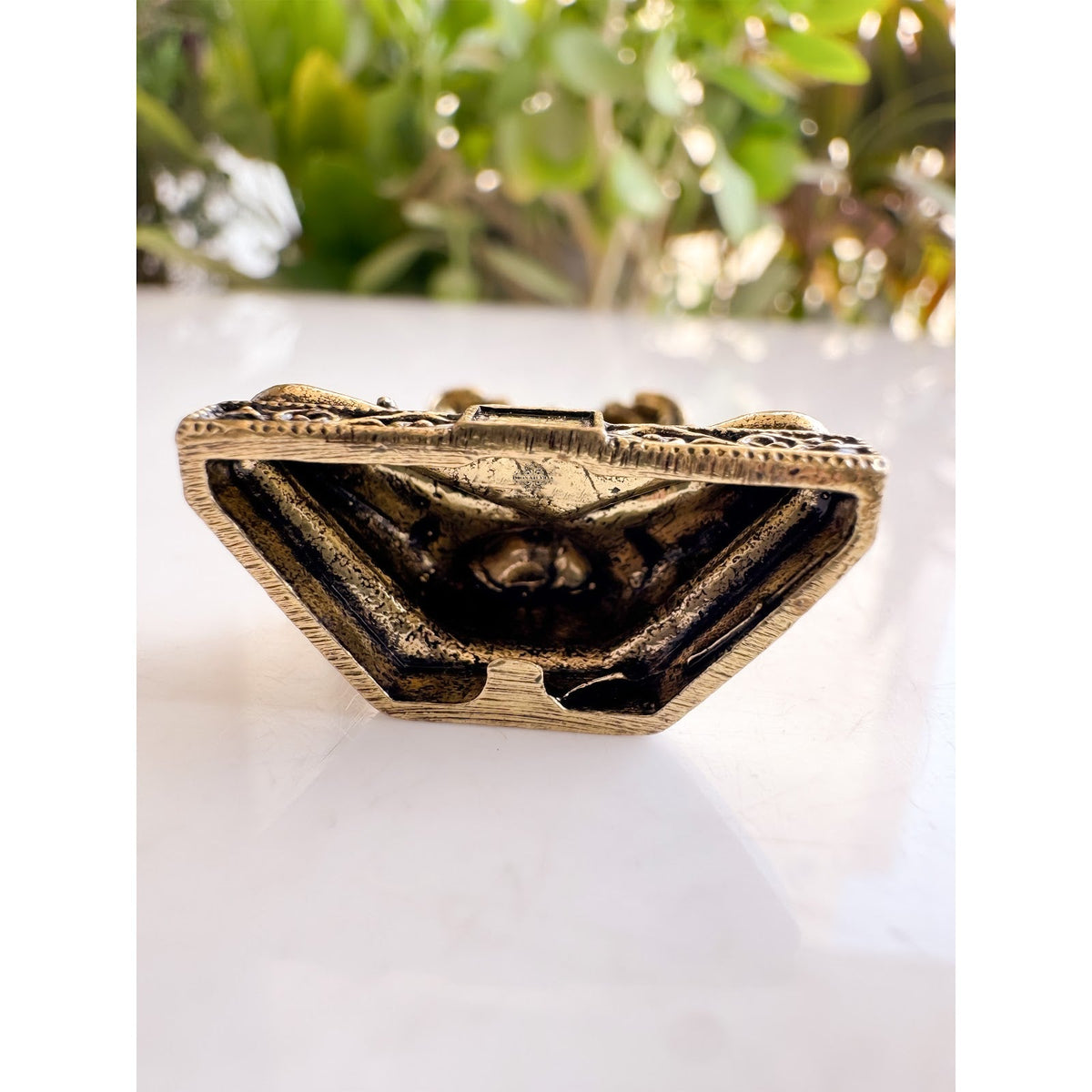 Pure Brass Miniature Parshvanath Ji Murti - 4 cm