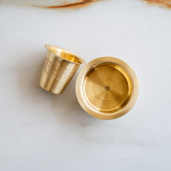 Brass Filter Coffee Dabra Set with Elephant Design