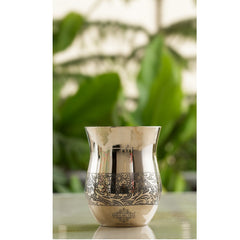 Pure Bronze Thali Set | 6 Pieces Dinner Set With Embossed Design