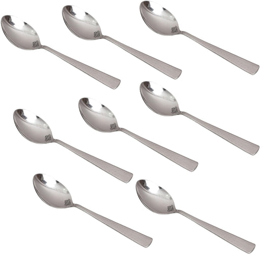 Handmade Hammered Premium Quality Stainless Steel Baby Spoon Cutlery, Silver