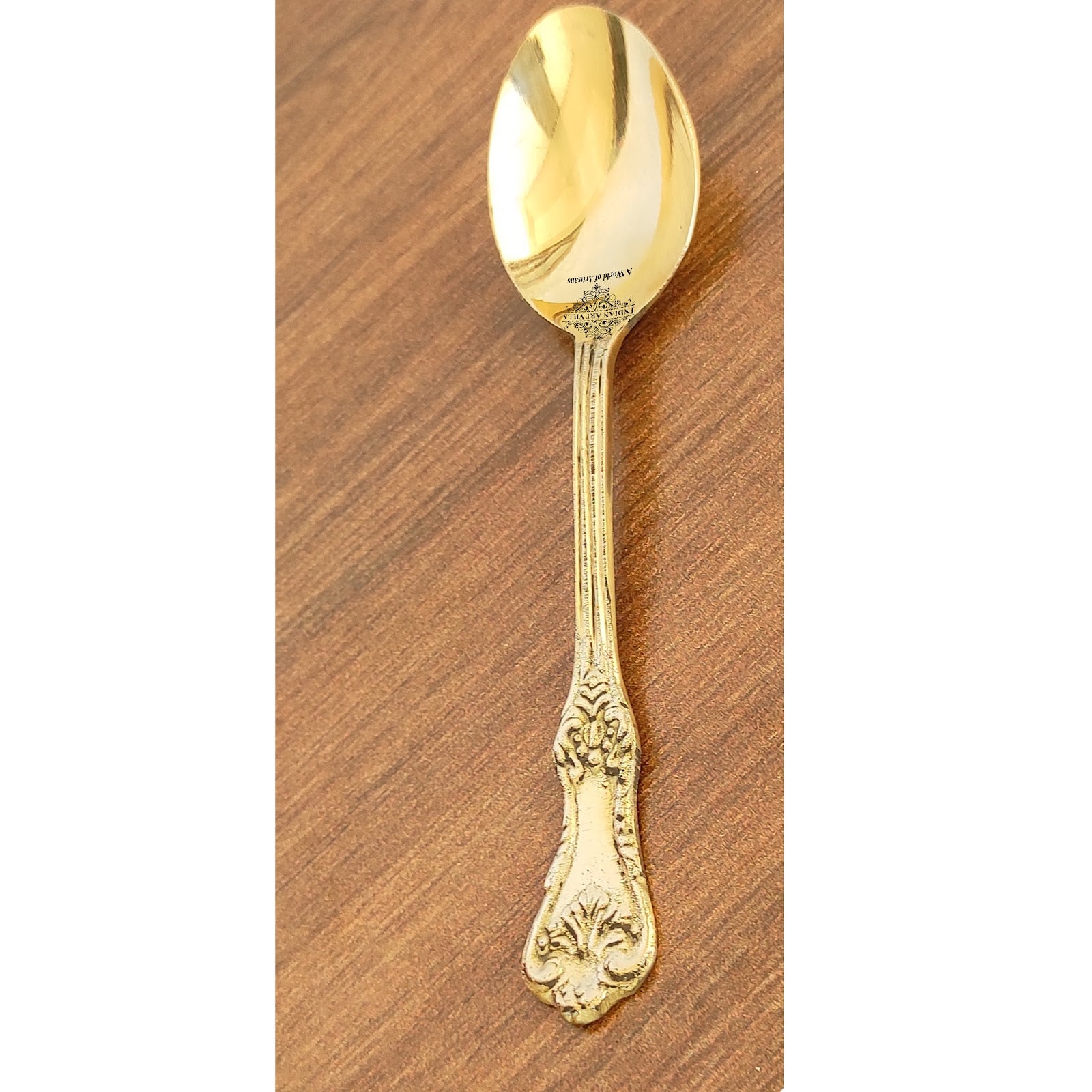 Handmade Pure Brass Designer Spoon, Dinnerware, Tableware For Home | Hotel | Restaurant