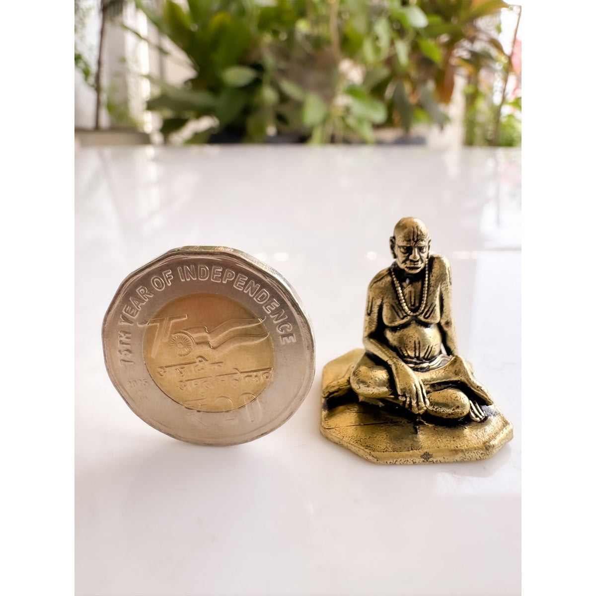 Pure Brass Miniature Swami Samarth Ji Murti