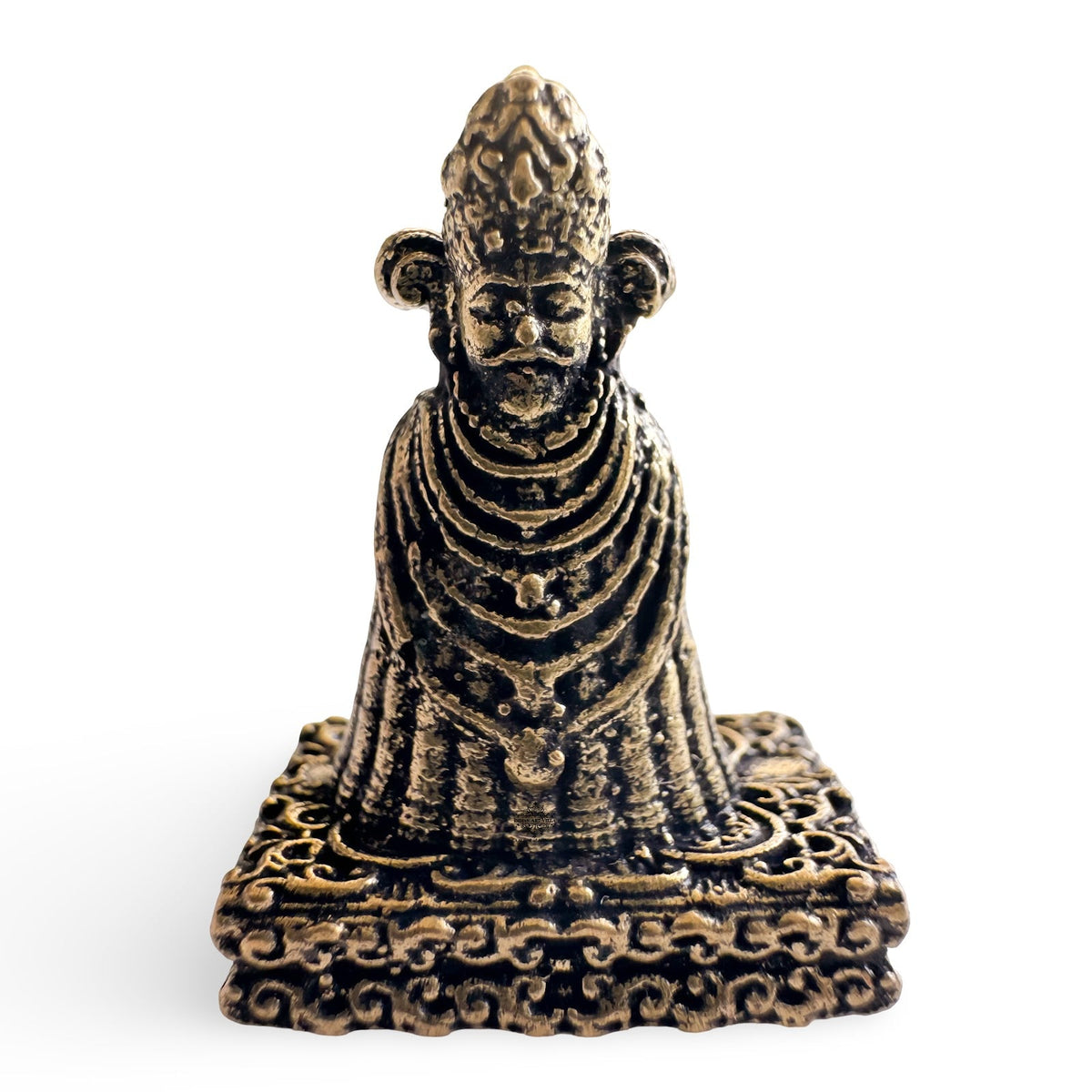 Pure Brass Miniature Khatu Shyam Ji Murti - 2.54 cm