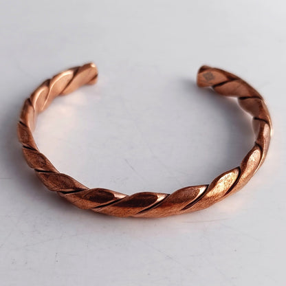 Pure Copper Bangle with Magnet Handcrafted Bangle