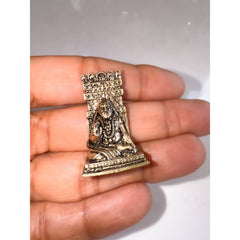 Pure Brass Miniature Raghavendra Swamy Ji Murti for Home Temple 3.10 CM